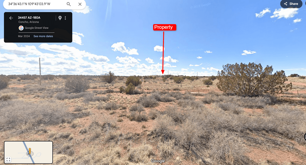 NE4 of the W2 N2 of the Tract 22, Ranch of the White Mountains Unit A-1 photo 1