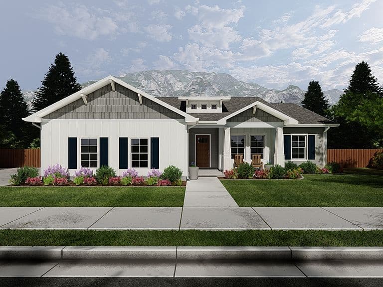 Knighton (Finished Basement) Plan, Peak View Estates | OLO Builders photo 2