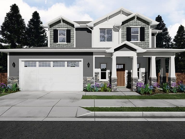 Northfield (Finished Basement) Plan, Peak View Estates | OLO Builders photo 4