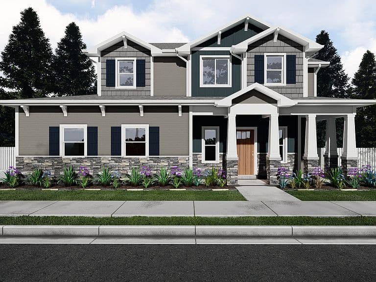 Northfield (Finished Basement) Plan, Peak View Estates | OLO Builders photo 5