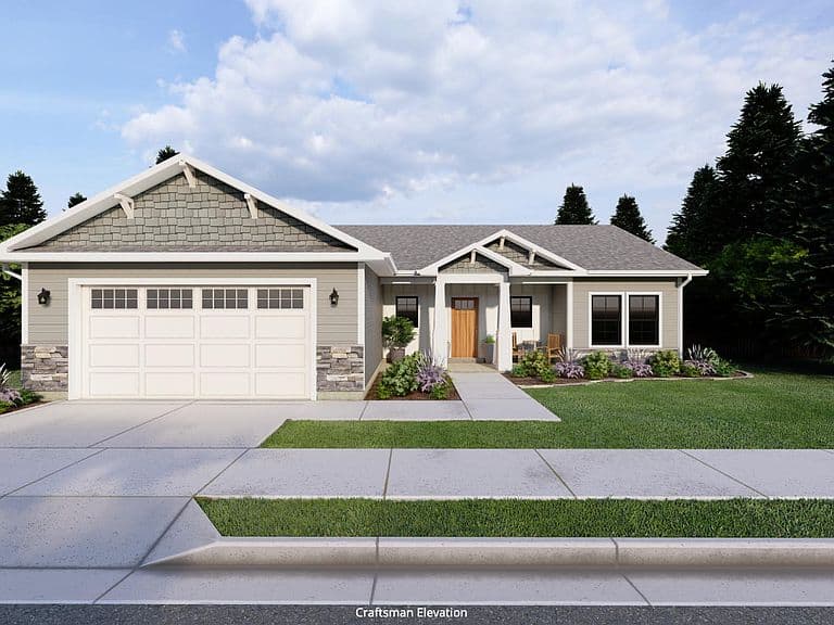 Scottsford (Unfinished Basement) Plan, Peak View Estates | OLO Builders photo 1
