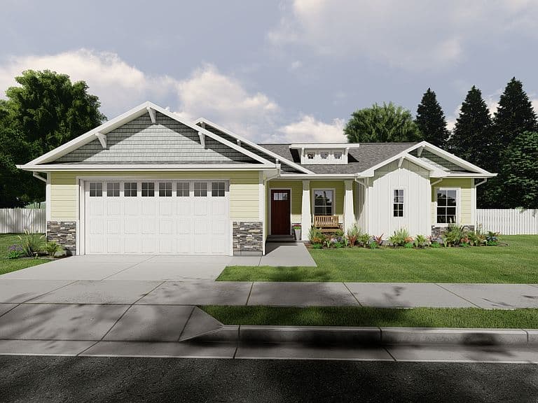 Cambria (Unfinished Basement) Plan, Peak View Estates | OLO Builders photo 5