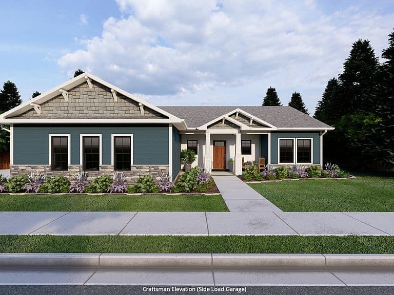 Scottsford (Unfinished Basement) Plan, Peak View Estates | OLO Builders photo 2