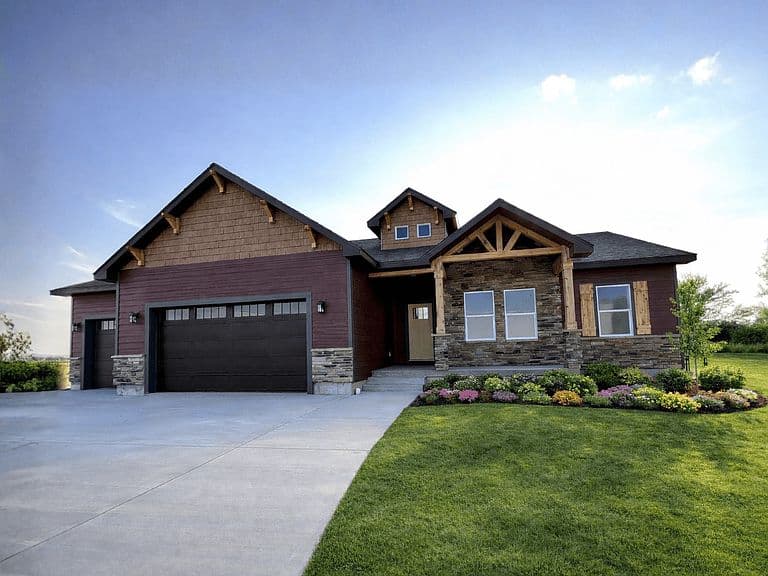 Knighton (SOG) Plan, Peak View Estates | OLO Builders photo 1