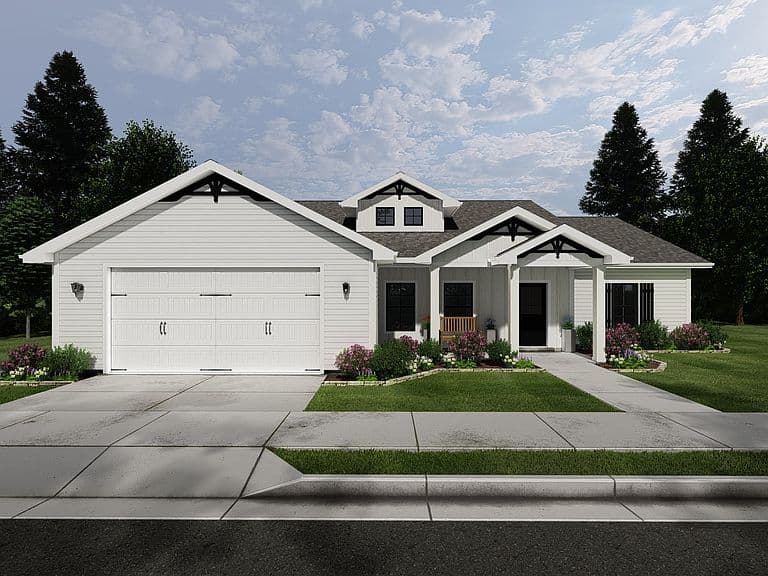 Vanbrough (Unfinished Basement) Plan, Peak View Estates | OLO Builders photo 3