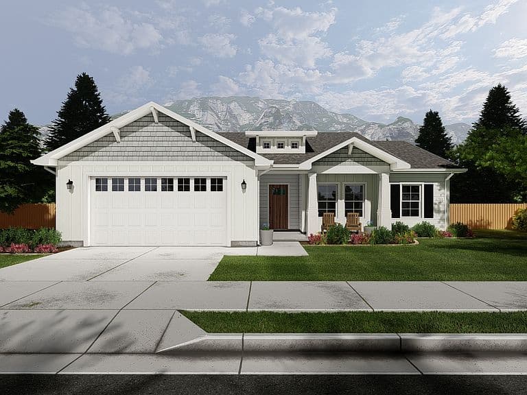 Knighton (Finished Basement) Plan, Peak View Estates | OLO Builders photo 1