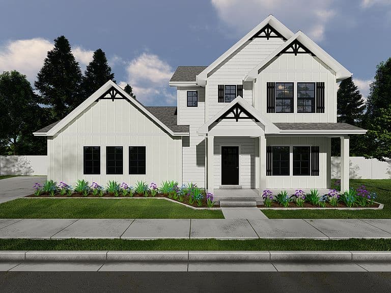 Foxhill (Unfinished Basement) Plan, Peak View Estates | OLO Builders photo 5